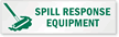 Magnetic Cabinet Label: Spill Response Equipment