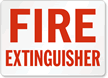 Fire Extinguisher Sign