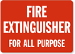 Fire Extinguisher For All Purpose