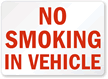 No Smoking In Vehicle
