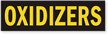 Magnetic Cabinet Label: Oxidizers