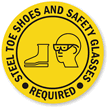 PPE SlipSafe™ Floor Sign (with Graphic)