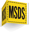 MSDS Striped Border Sign