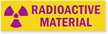 Magnetic Cabinet Label: Radioactive Material