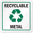 Recycle Metal Label (with graphic)