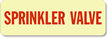 Sprinkler Valve Sign