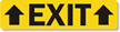 Exit with Up Arrows
