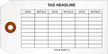Custom Tag, Horizontal Table