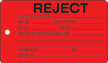 Rejected Plastic Tags, Vinyl Inspection Tag