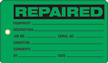 Vinyl Inspection Tags, Repaired Plastic Tags