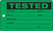 Tested Plastic Tags, Vinyl Inspection Tag