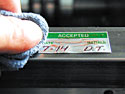 Embossed Calibration Labels