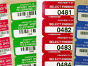 Easy to design your own metal or plastic bar code labels.