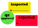 Quality Control Labels