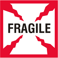 A premium ‘Fragile’ label