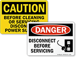 Disconnect Labels