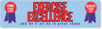 Exercise Excellence, Be in Great Shape Stickers