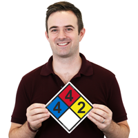 NFPA safety label