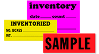Roll Inventory Labels
